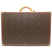 Pre-owned Canvas briefcases Louis Vuitton Vintage , Brown , Heren