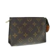 Pre-owned Canvas louis-vuitton-bags Louis Vuitton Vintage , Brown , Da...