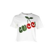 Pre-owned Cotton tops Gucci Vintage , White , Dames