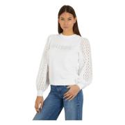 Sangallo Sweater Wit Guess , White , Dames