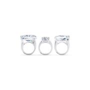 Kristal Cocktailring Set Swarovski , Gray , Dames