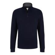 Moderne Troyer Sweatshirt Tom Tailor , Blue , Heren