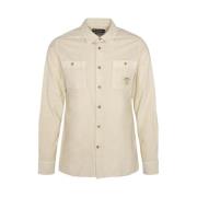 Bentham Putty Overhemd Barbour , Beige , Heren