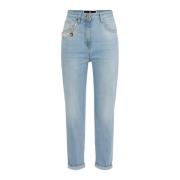 Klassieke Denim Jeans voor Dagelijks Gebruik Elisabetta Franchi , Blue...