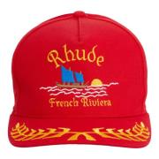 Riviera Sailing Hat Rhude , Red , Unisex