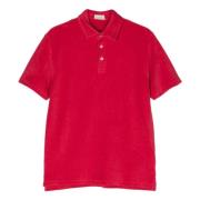 Smith Towelling Polo Shirt Altea , Red , Heren