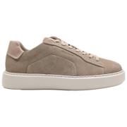 Taupe Cow Suede Sneakers Gant , Gray , Heren