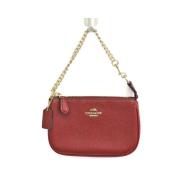 Pre-owned Leather clutches Coach Pre-owned , Red , Dames