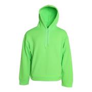 Neon Green Hooded Pullover Sweater Dolce & Gabbana , Green , Heren