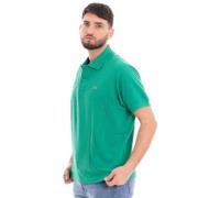 Polo Shirt Korte Mouw Lacoste , Green , Heren