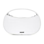 Witte Leren Handtas met Sound Bag Coperni , White , Dames