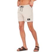 Heren Trekkoord Boxershorts Calvin Klein , Beige , Heren