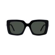 Rechthoekige zonnebril met parels en strass Givenchy , Black , Dames