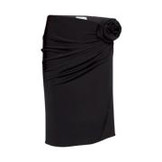 Rozendetail Midi Rok Magda Butrym , Black , Dames