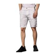 Cargo Bermuda Shorts Limited Edition Mason's , White , Heren