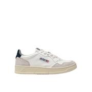 Vintage Low-Top Wit Blauw Sneakers Autry , Multicolor , Heren