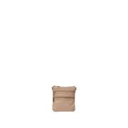 Kleine Leren Crossover Tas Re:designed , Beige , Dames