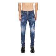 Stijlvolle Broeken voor Mannen Dsquared2 , Blue , Heren