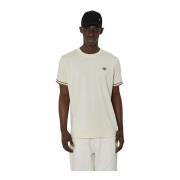 Contrast Logo Regular Fit T-shirt John Richmond , White , Heren