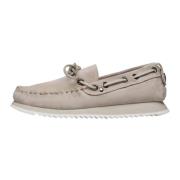 Leather loafers Mokk 01 Woman Voile Blanche , Beige , Dames