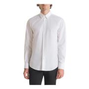 Witte Knoopsluiting Overhemd met Lange Mouwen Antony Morato , White , ...