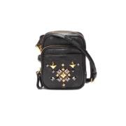 Pre-owned Leather crossbody-bags MCM Pre-owned , Black , Dames