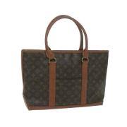 Pre-owned Coated canvas totes Louis Vuitton Vintage , Brown , Dames