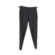 Pre-owned Wool bottoms Tom Ford Pre-owned , Black , Heren
