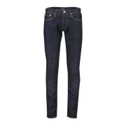Donkerblauwe Denim Jeans Ralph Lauren , Black , Heren