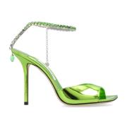 ‘Seda’ Hoge Hakken Sandalen Jimmy Choo , Green , Dames