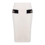 Pencil Skirts Moschino , Beige , Dames