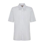 Witte korte mouw overhemd Maison Margiela , White , Heren