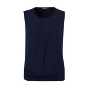 Korte Mouw Top S43Top/TShirt Frank Walder , Blue , Dames