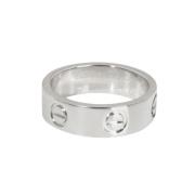 Pre-owned Metal rings Cartier Vintage , Gray , Dames