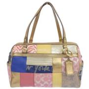 Pre-owned Canvas handbags Coach Pre-owned , Multicolor , Dames