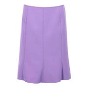 Pre-owned Polyester bottoms Miu Miu Pre-owned , Purple , Dames