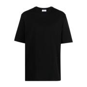 Zwart Logo-Print T-Shirt Salvatore Ferragamo , Black , Heren