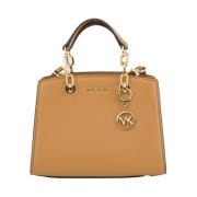 Leren Crossbody Tas Michael Kors , Brown , Dames