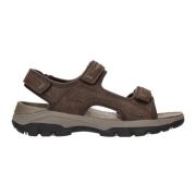 Comfortabele Bruine Sandaal met Luxefoam Voetbed Skechers , Brown , He...