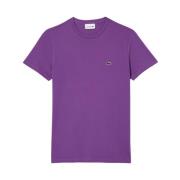Klassieke korte mouw T-shirt Lacoste , Purple , Heren