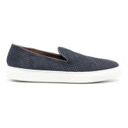 Klassieke Leren Loafers Fratelli Rossetti , Blue , Heren