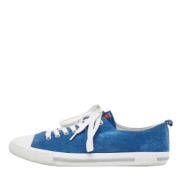 Pre-owned Suede sneakers Prada Vintage , Blue , Heren