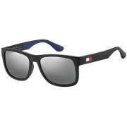 Zwart/Grijs Zonnebril TH 1556/S Tommy Hilfiger , Black , Heren