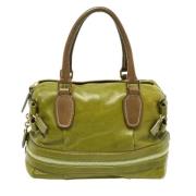 Pre-owned Leather totes Chloé Pre-owned , Green , Dames