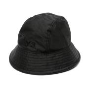 Stijlvolle Bucket Hat voor zomerdagen Y-3 , Black , Unisex