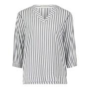 Gestreepte blouse met 3/4 mouw Betty & Co , Multicolor , Dames