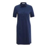 Casual Jurk met Ribboorden Betty & Co , Blue , Dames