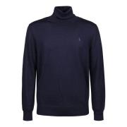 Comfortabele Turtleneck Sweater Ralph Lauren , Blue , Heren