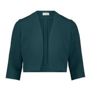 Elegante Open Front Blazer Jas vera mont , Green , Dames