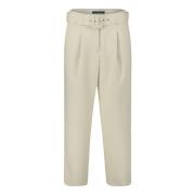 Geruite hoge taille broek Betty Barclay , Beige , Dames